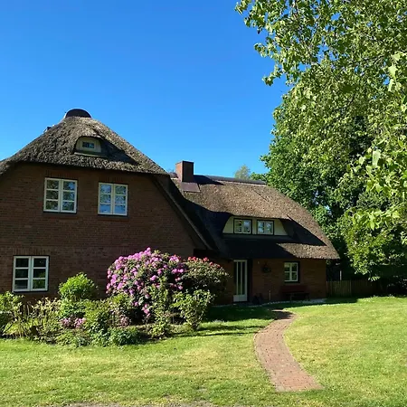 Stilvolle Ferienwohnung Unter Reet In Windbergen Eksteriør billede